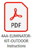 4AA-ELIMINATOR-KIT-OUTDOOR Instructions